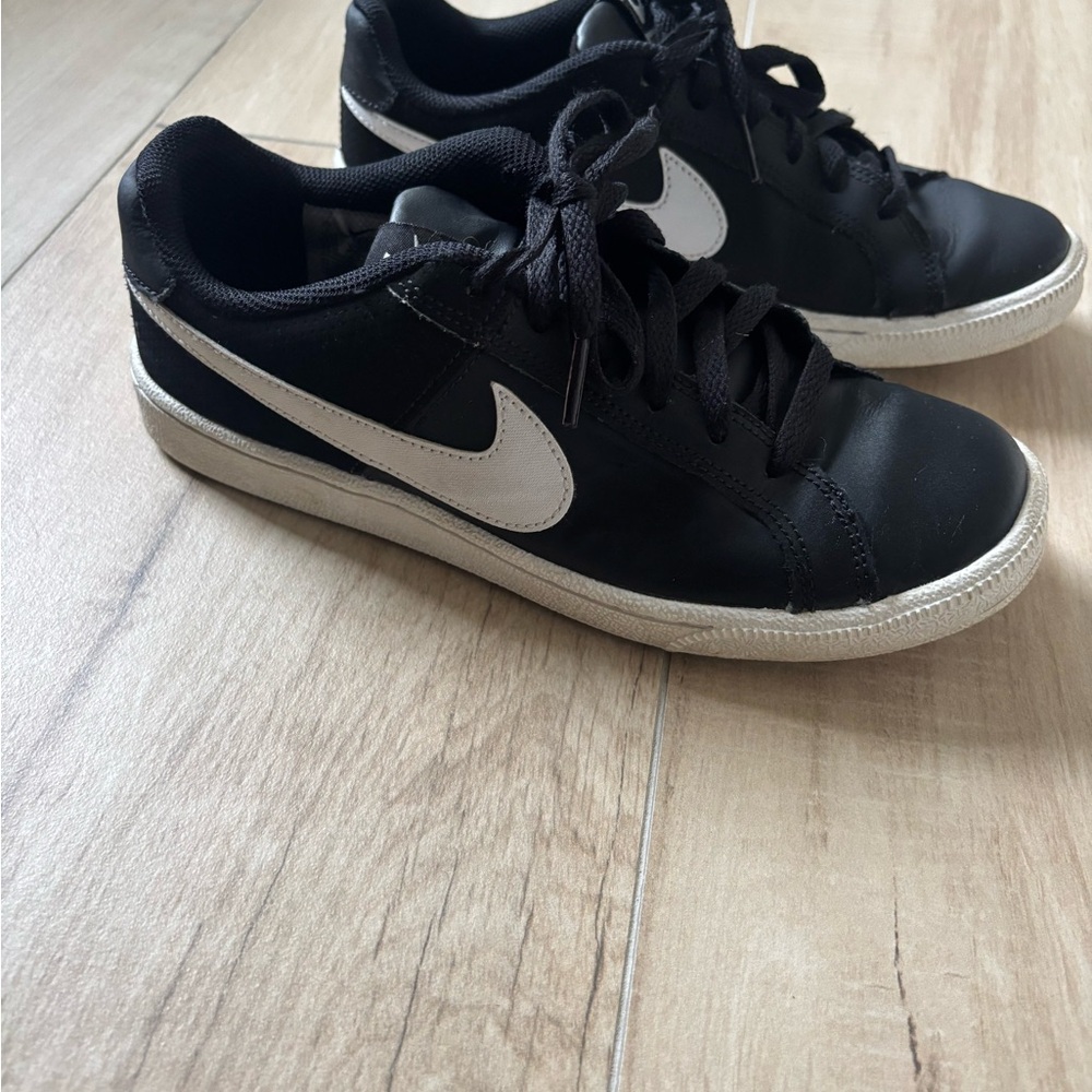 Nike Black Sneakers with White Swoosh